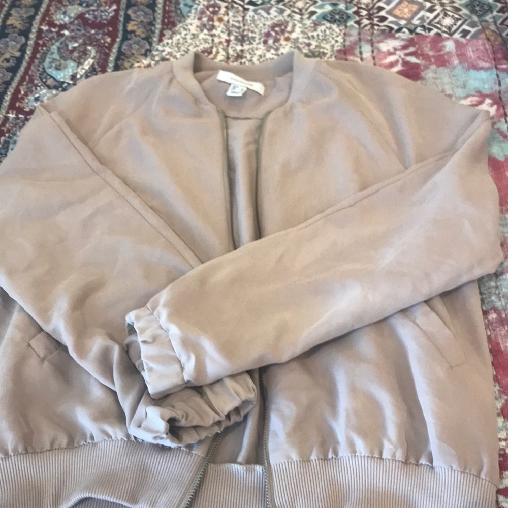 Tan Bomber Jacket